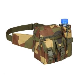 Hiking Cycling Outdoors Waterproof Wearproof Lightweight Waist Bag (Type: Waist Bag, Color: Jungle Camouflage)