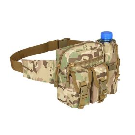 Hiking Cycling Outdoors Waterproof Wearproof Lightweight Waist Bag (Type: Waist Bag, Color: CP camouflage)