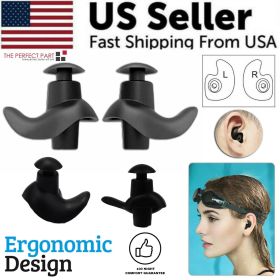 5/10 Pairs Soft Silicone Ear Plugs For Swimming Sleeping Anti Snore Reusable USA (Model: 10 Pairs)